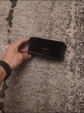 Tom Ford Velvet Sunglasses Case - Black